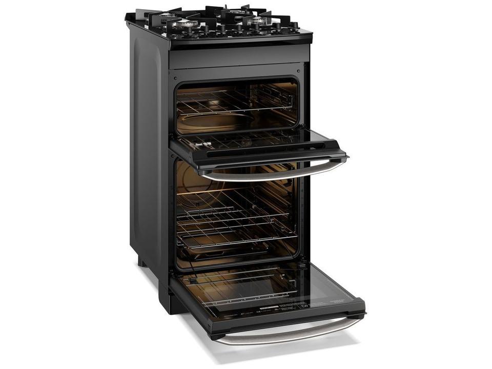 Fogão 4 Bocas Electrolux Preto Mesa de Vidro com Timer PerfectCook e Multi Chama FE4DP - 3