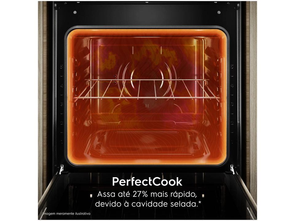 Fogão 4 Bocas Electrolux Preto Mesa de Vidro Efficient PerfectCook FE4GP - 6
