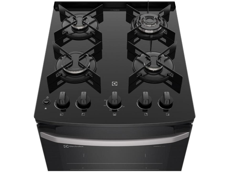 Fogão 4 Bocas Electrolux Preto Mesa de Vidro Efficient PerfectCook FE4GP - 5