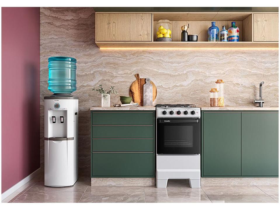 Fogão 4 Bocas Esmaltec Branco Ideal Pop 4120 - 5