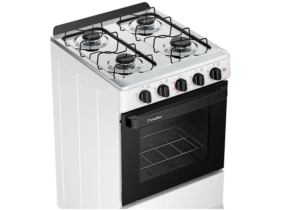 Fogão 4 Bocas Esmaltec Branco Ideal Pop 4120 - 8