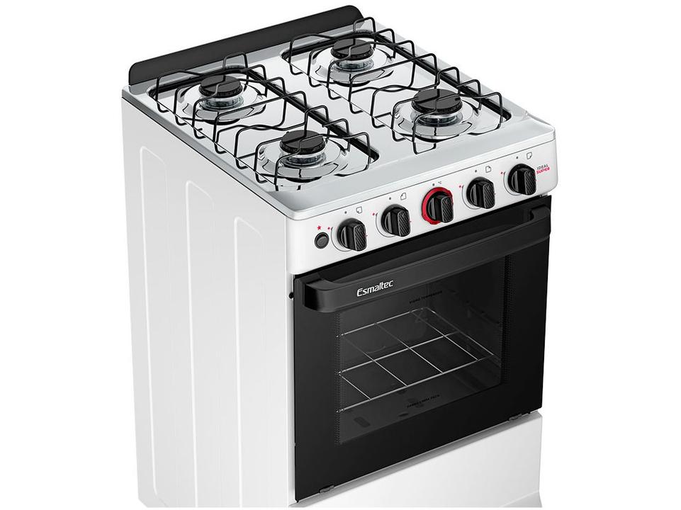 Fogão 4 Bocas Esmaltec Branco Ideal Super 4121 - 8