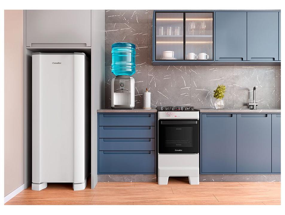 Fogão 4 Bocas Esmaltec Branco Mesa de Vidro Ideal Top Glass T4VAB - 2