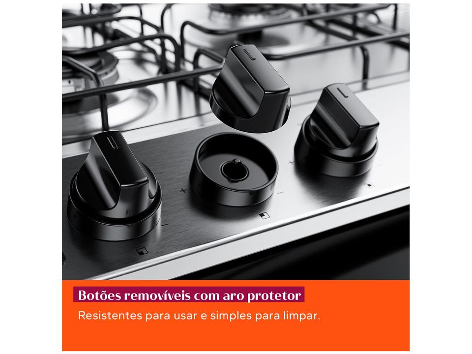 Fogão 5 Bocas Brastemp Branco BFS5NDB - 7