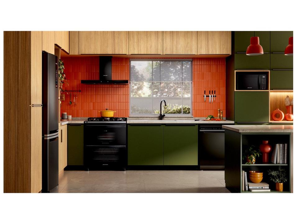Fogão 5 Bocas Brastemp Preto Duplo Forno BFD5LAE - 2
