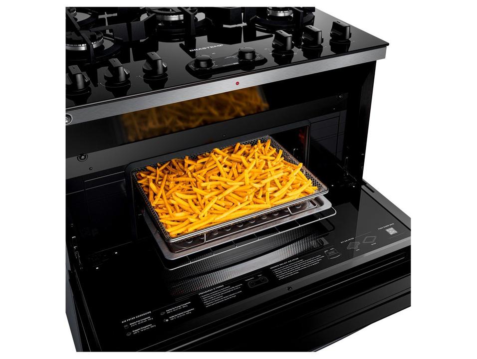 Fogão 5 Bocas Brastemp Preto Duplo Forno BFD5LAE - 5