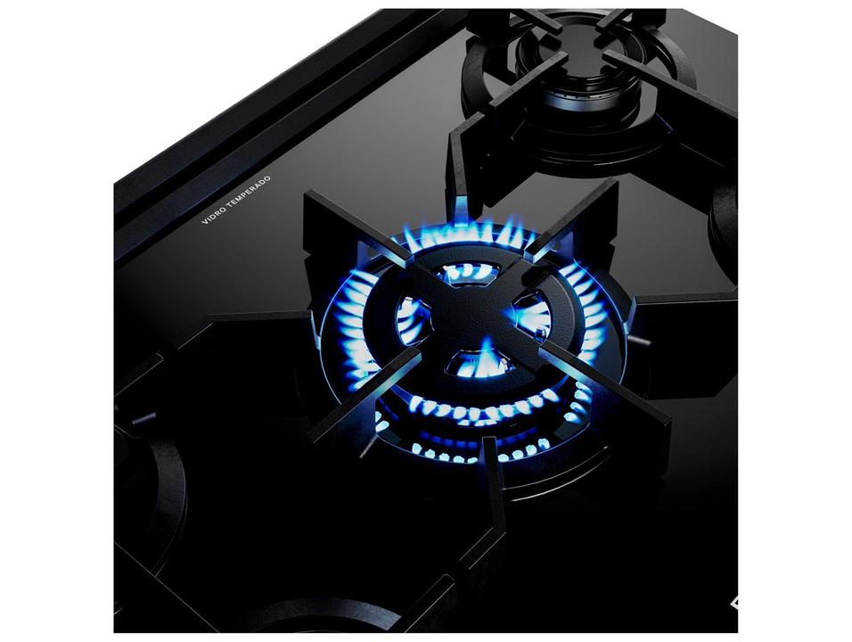 Fogão 5 Bocas Brastemp Preto Duplo Forno BFD5LAE - 5