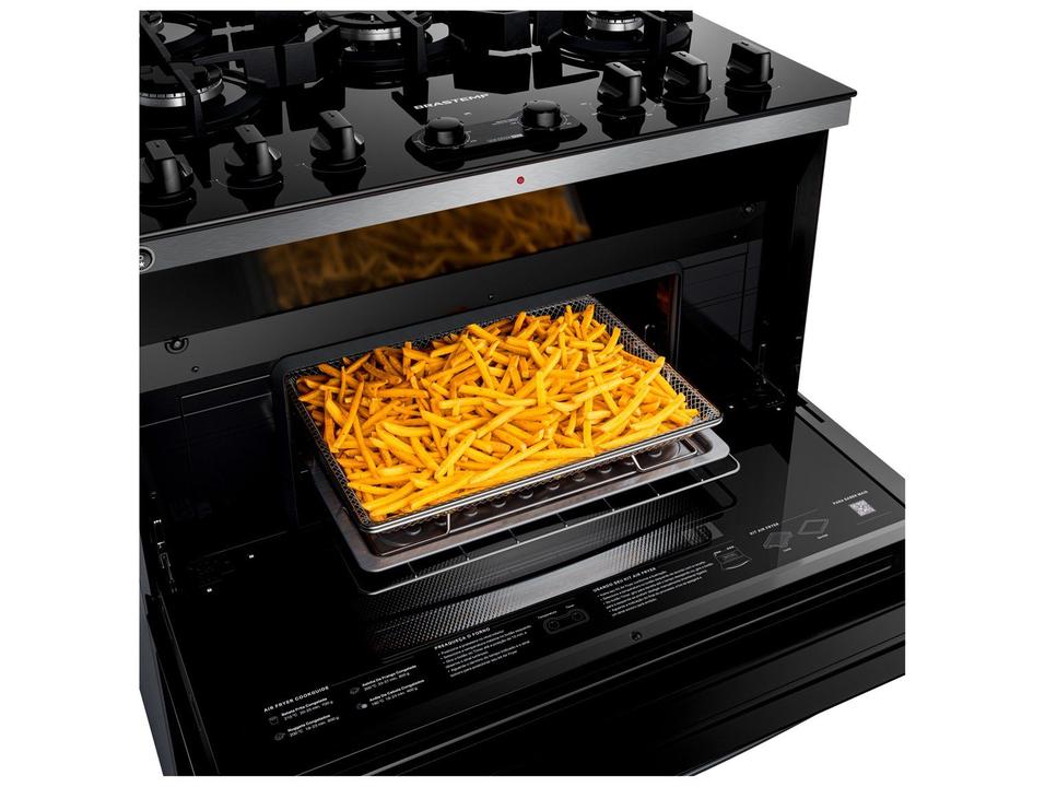 Fogão 5 Bocas Brastemp Preto Duplo Forno BFD5LAE - 2