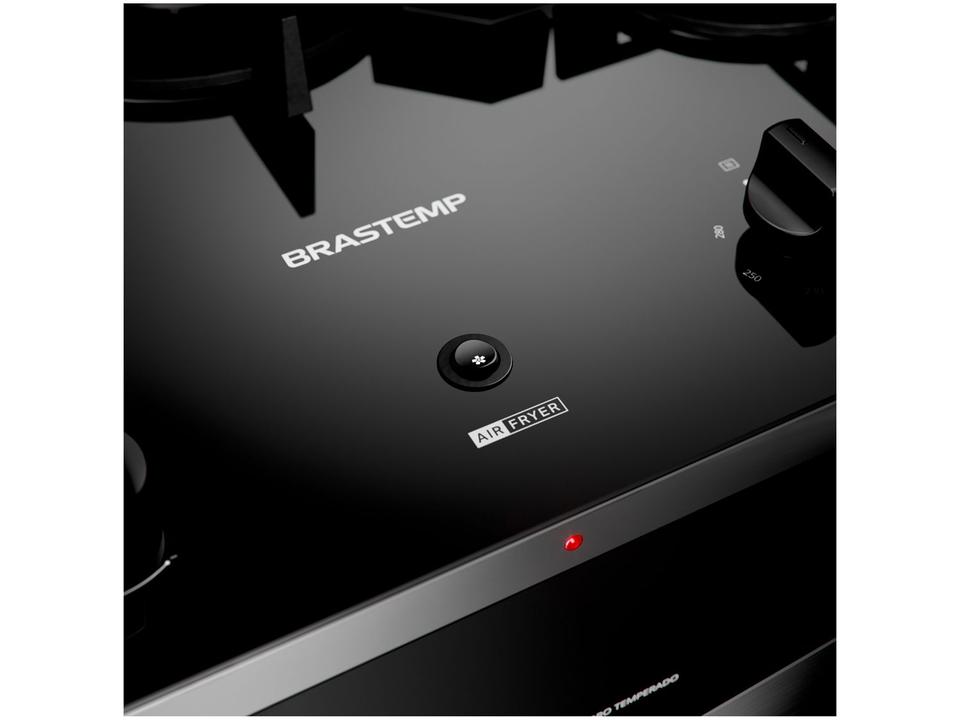 Fogão 5 bocas Brastemp Preto Mesa de Vidro BFS5LAE - 13
