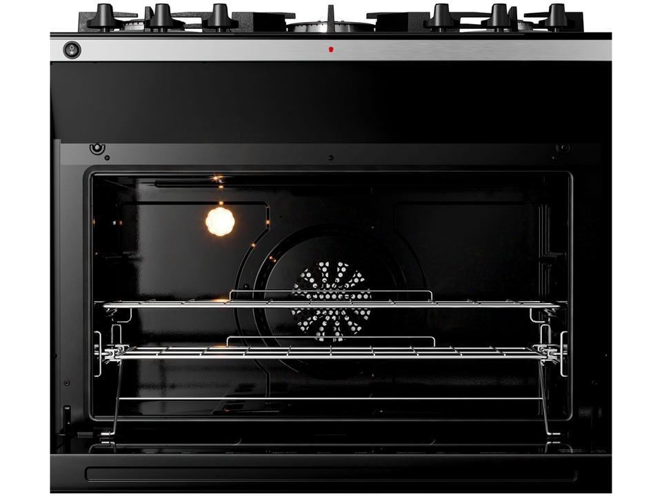 Fogão 5 bocas Brastemp Preto Mesa de Vidro BFS5LAE - 16