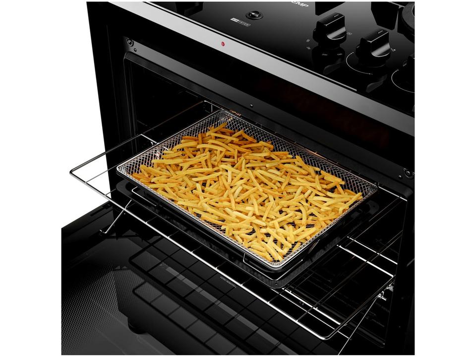 Fogão 5 bocas Brastemp Preto Mesa de Vidro BFS5LAE - 14