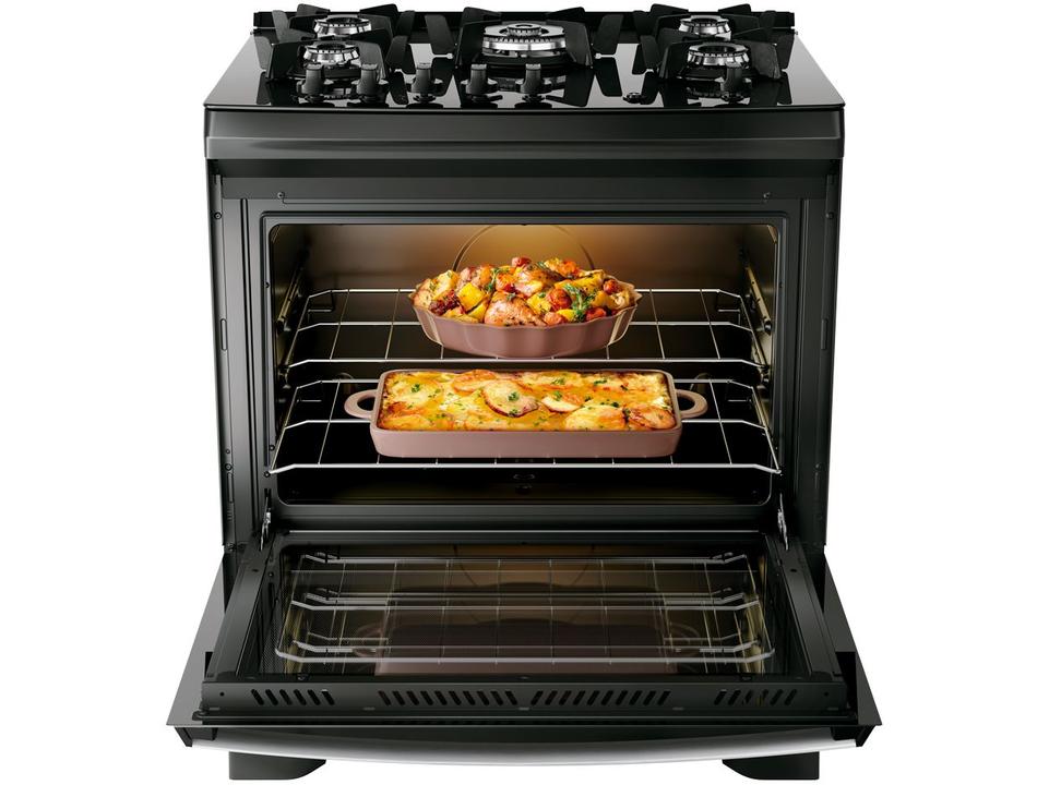 Fogão 5 Bocas Dako Preto Supreme Glass - 4