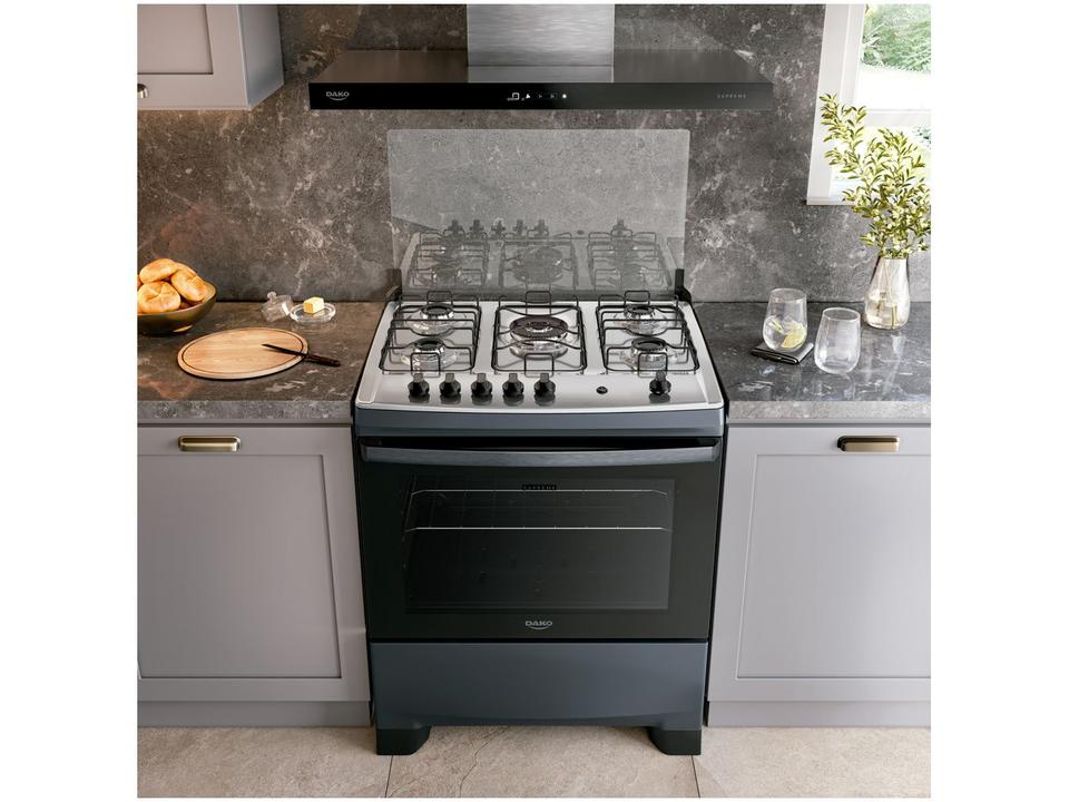 Fogão 5 Bocas Dako Titanium Supreme TC - 1