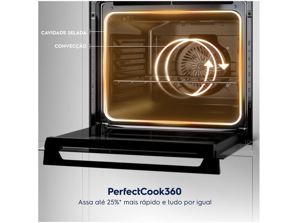 Fogão 5 Bocas Electrolux Cinza Duplo Forno com Timer FE5AD - 9