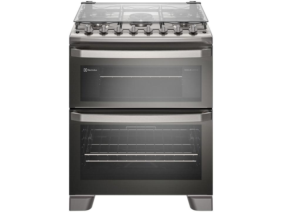 Fogão 5 Bocas Electrolux Prata com Timer - Acendimento Automático PerfectCook360 FE5DC - 220 V