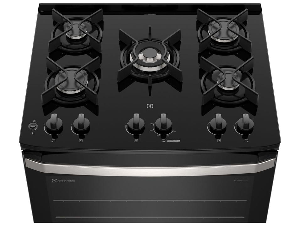 Fogão Electrolux 5 Bocas Efficient com PerfectCook Preto FE5GB - 9