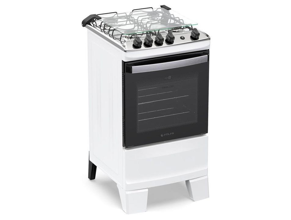 Fogão Elétrico 4 Bocas Atlas Branco Agile - 5