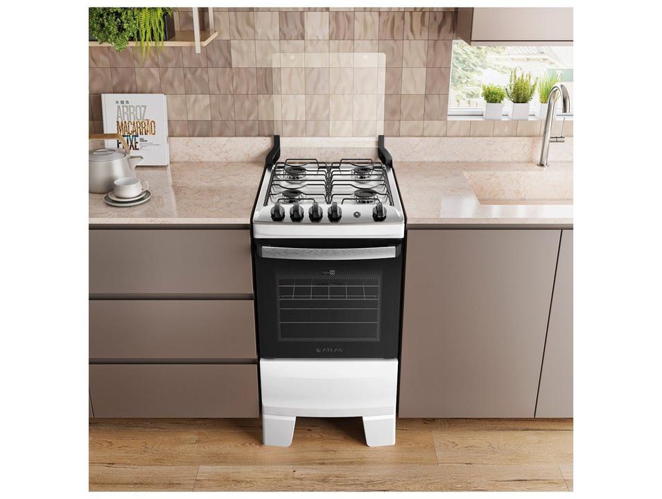 Fogão Elétrico 4 Bocas Atlas Branco Agile - 1