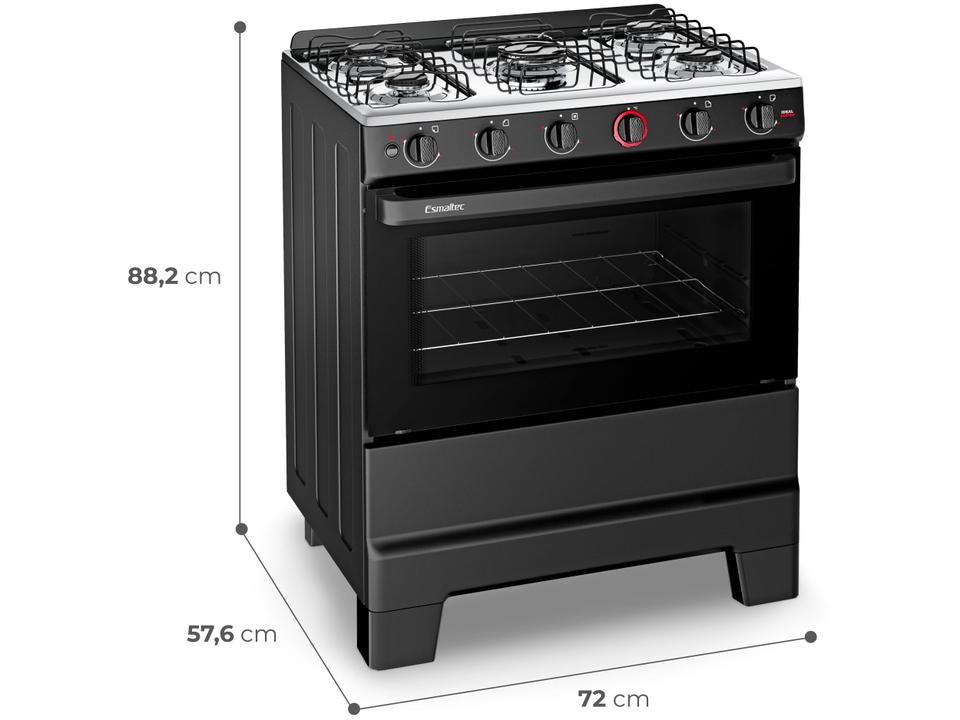 Fogão Elétrico 5 Bocas Esmaltec Ideal Super - 13