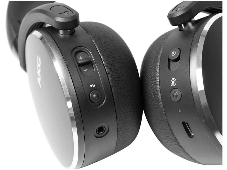 Fone de Ouvido Bluetooth AKG Y500 com Microfone Preto - 6