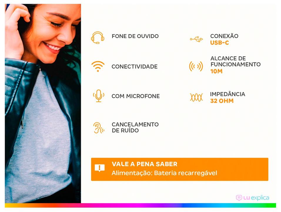 Fone de Ouvido Bluetooth Bright Max Sound com Microfone Cancelamento de Ruído Esportivo Intra-auricular Preto - 1