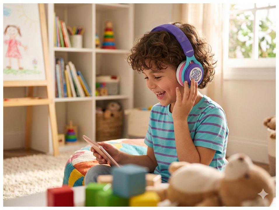 Fone de Ouvido Bluetooth Candide Guerreiras do K-Pop com Microfone Colorido - 1