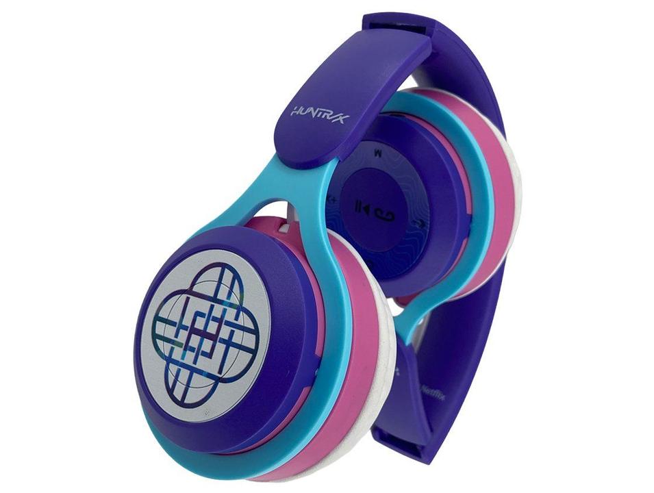 Fone de Ouvido Bluetooth Candide Guerreiras do K-Pop com Microfone Colorido - 3