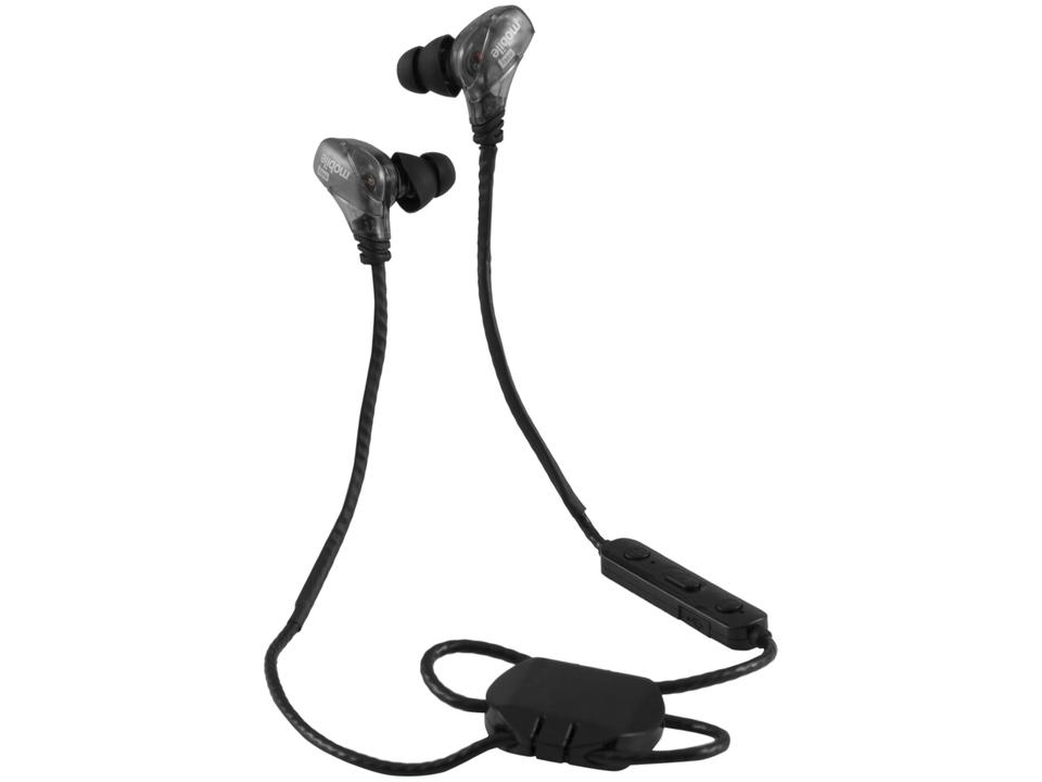 Fone de Ouvido Bluetooth Easy Mobile Runner - Dual Bass BT Intra-auricular Esportivo Preto
