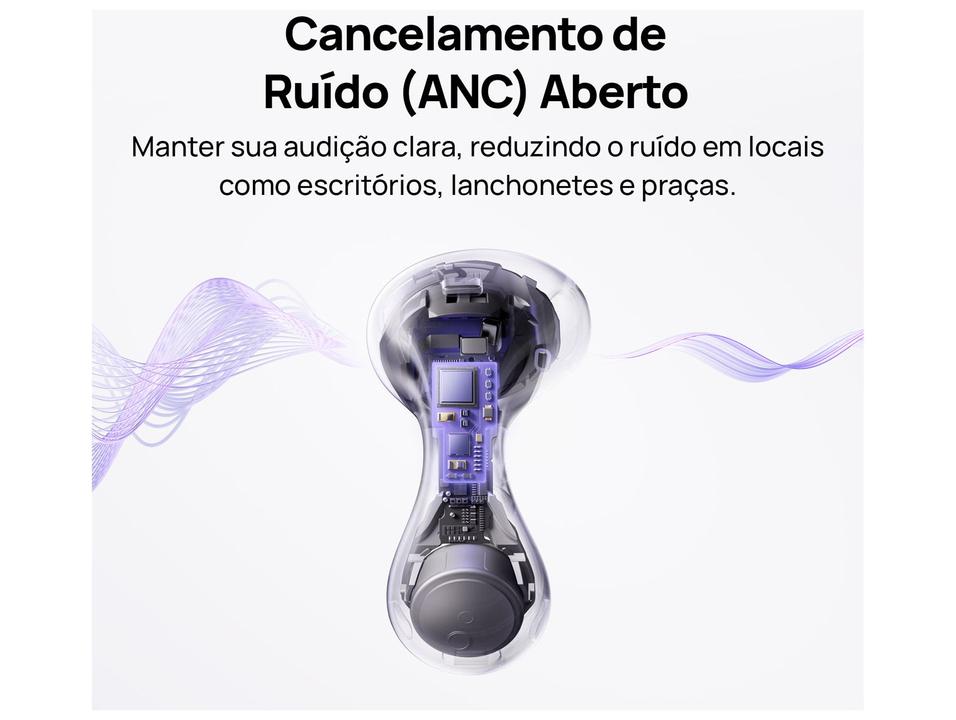 Fone de Ouvido Bluetooth Huawei FreeBuds 6 com Microfone com Cancelamento de Ruído Intra-auricular True Wireless Roxo - 4
