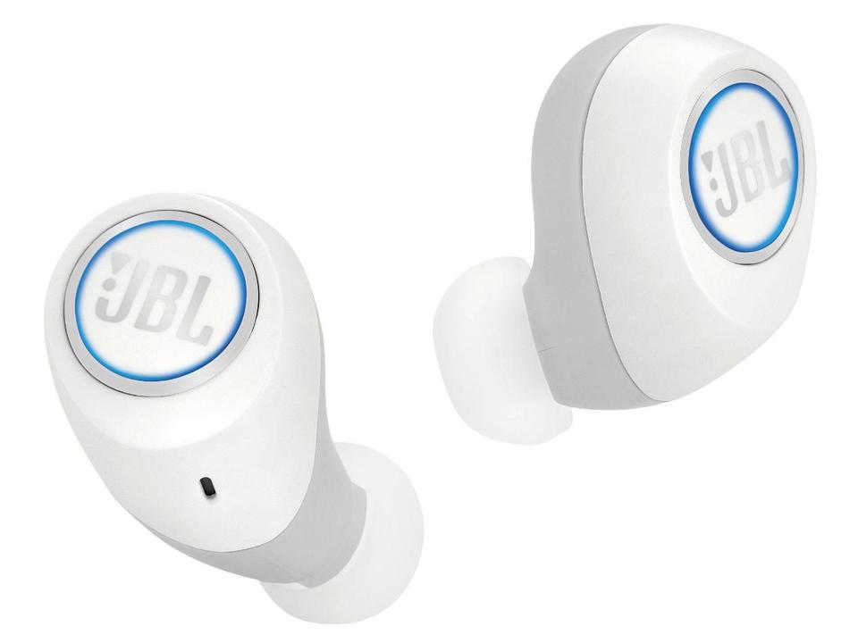 Fone de Ouvido Bluetooth JBL Free - Intra-auricular com Microfone Branco - 1