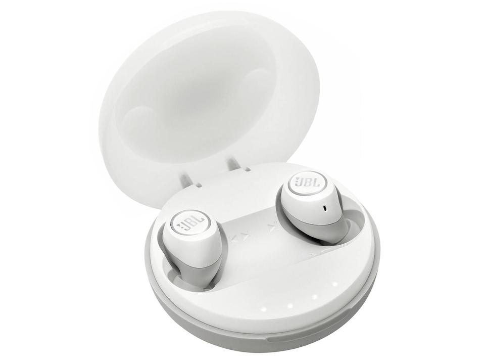 Fone de Ouvido Bluetooth JBL Free - Intra-auricular com Microfone Branco - 4