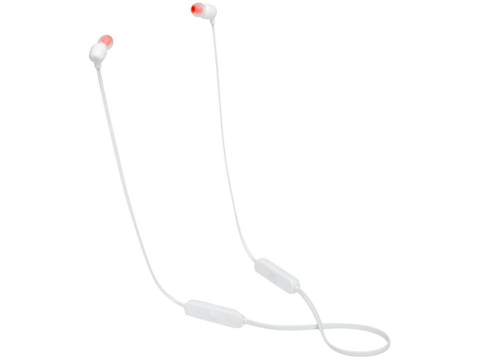 Fone de Ouvido Bluetooth JBL T115BTWHT - Intra-auricular com Microfone Branco - 1