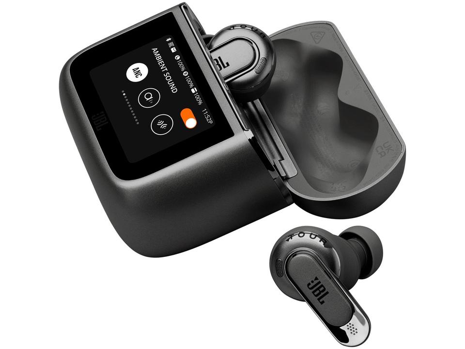 Fone de Ouvido Bluetooth JBL Tour Pro 3 JBLTOURPRO3BLKBR Intra-auricular True Wireless Preto - 7