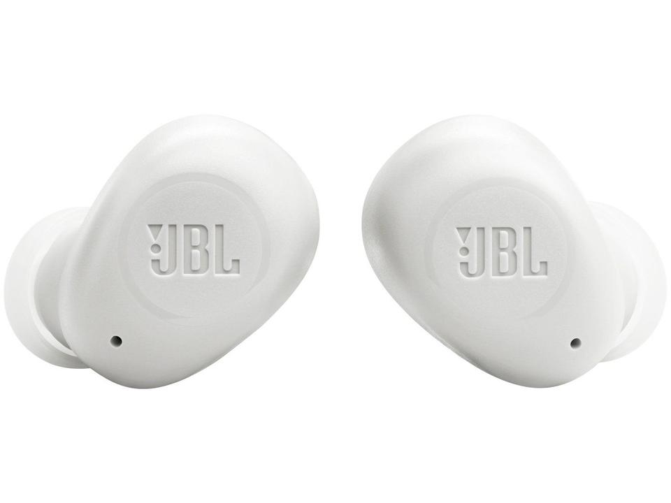 Fone de Ouvido Bluetooth JBL Wave Buds Intra-auricular com Microfone Branco - 1