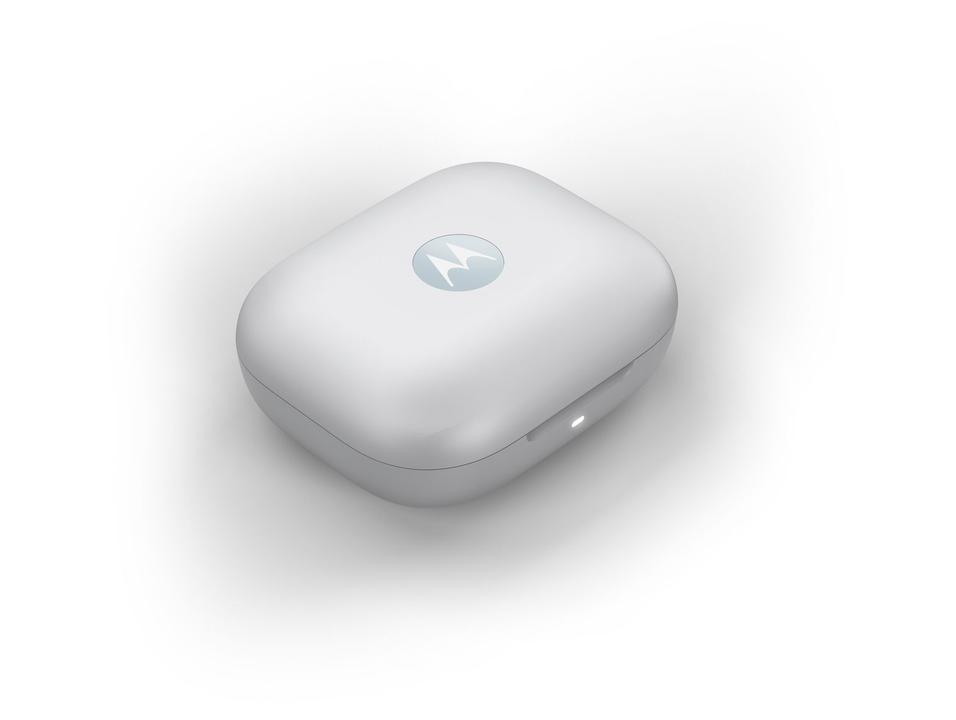 Fone de Ouvido Bluetooth Motorola Moto Buds com Microfone com Cancelamento de Ruído Intra-auricular True Wireless Light Blue - 8