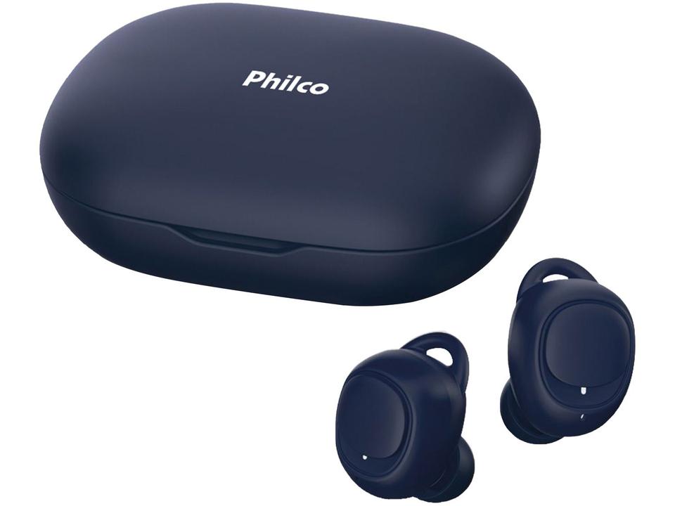 Fone de Ouvido Bluetooth Philco Air Beats PFI96ESA - True Wireless com Microfone Resistente à Água Azul