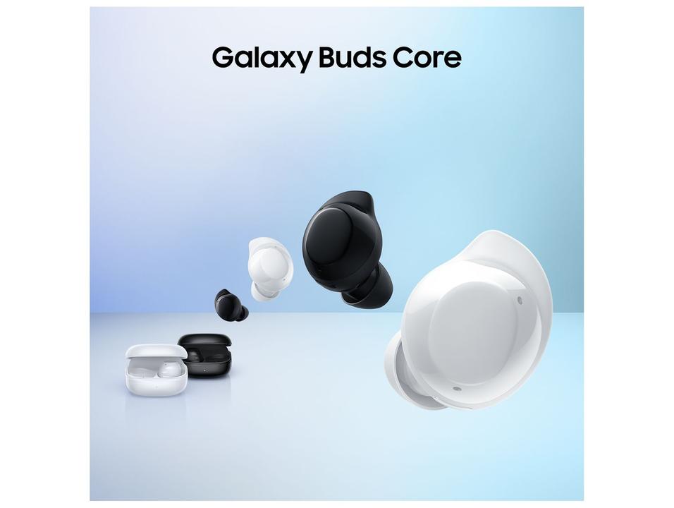 Fone de Ouvido Bluetooth Samsung Buds Core com Microfone Cancelamento de Ruído Esportivo Intra-auricular True Wireless Branco - 2