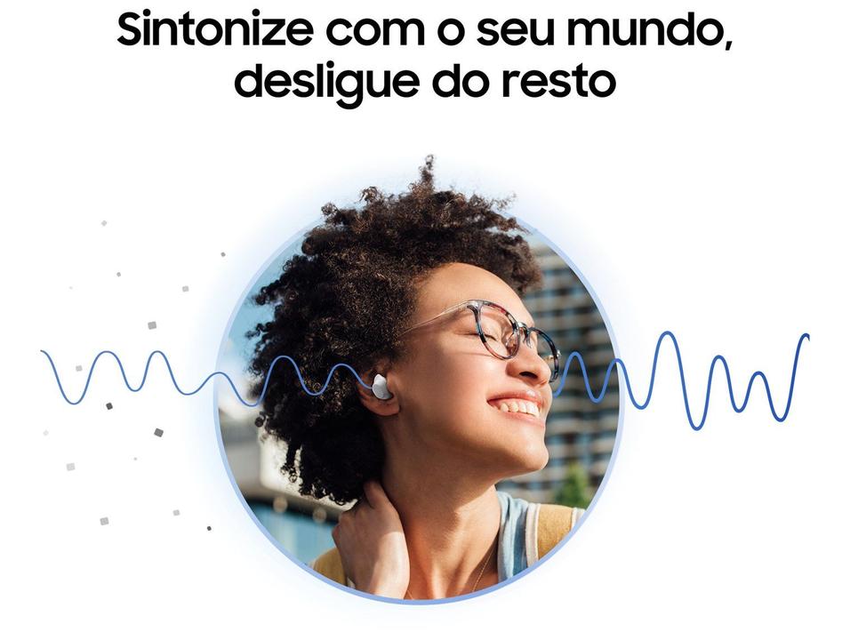 Fone de Ouvido Bluetooth Samsung Buds Core com Microfone Cancelamento de Ruído Esportivo Intra-auricular True Wireless Branco - 8