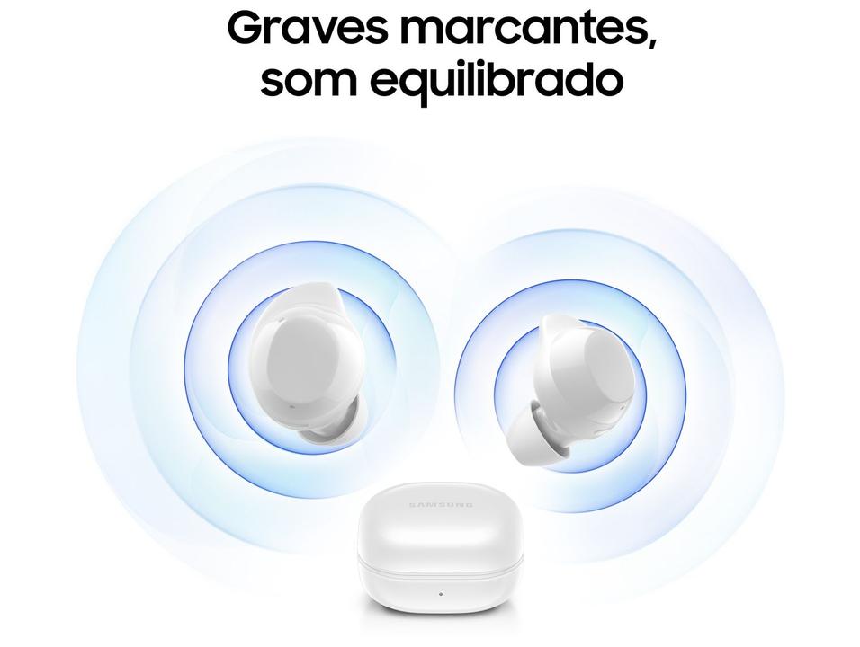 Fone de Ouvido Bluetooth Samsung Buds Core com Microfone Cancelamento de Ruído Esportivo Intra-auricular True Wireless Preto - 7