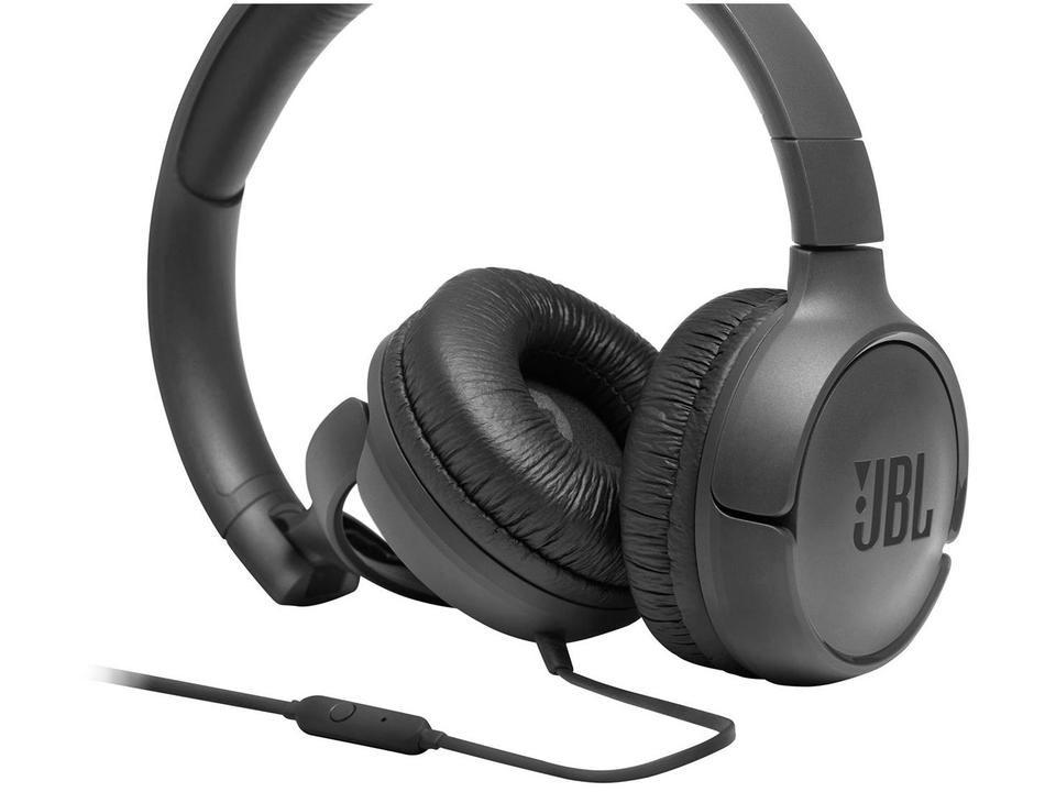 Fone de ouvido JBL TUNE 500 com Microfone - Preto - 4