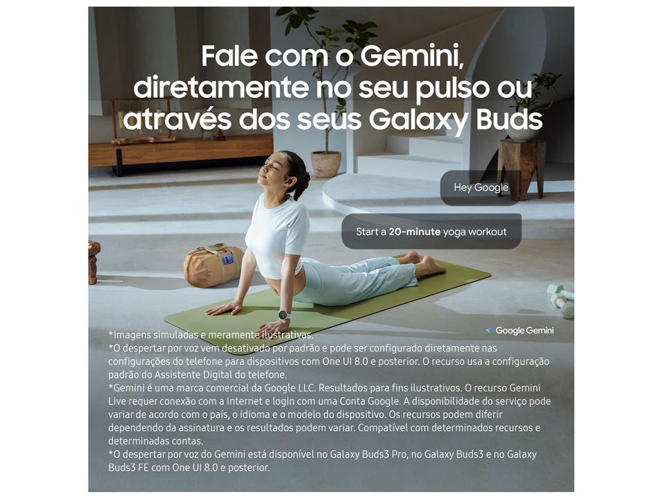 Fone de Ouvido Samsung Buds3 FE com Microfone Cancelamento Ativo de Ruído Esportivo Intra-auricular True Wireless Preto - 10