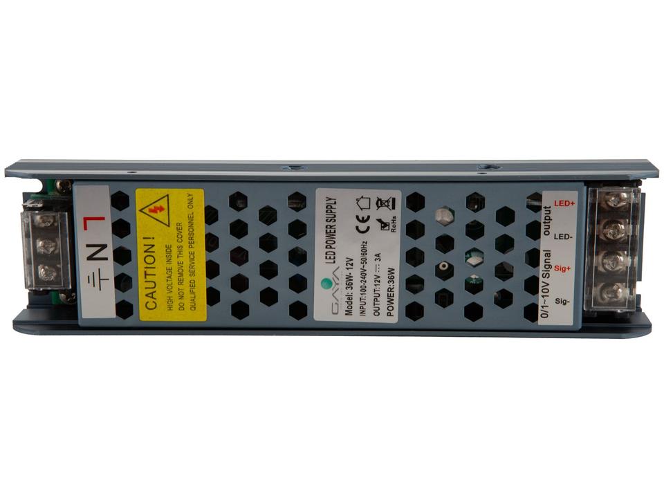Fonte para Fita de LED Chaveada 12V 3A Gaya - 3