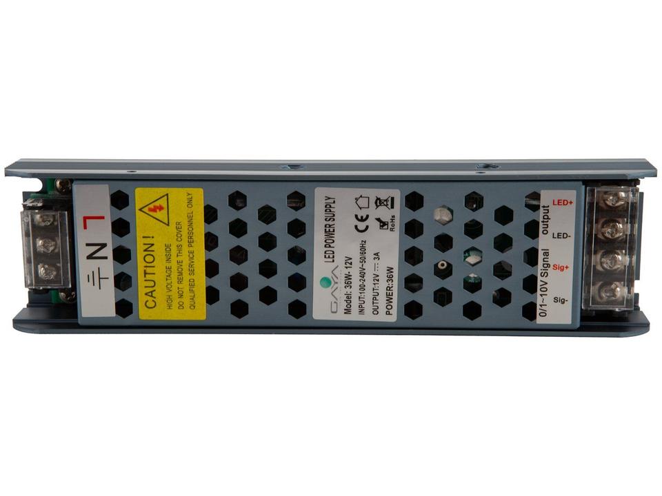Fonte para Fita de LED Chaveada 12V 3A Gaya - 3