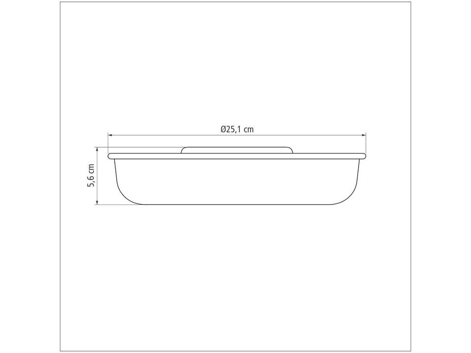 Forma de Bolo de Alumínio Redonda 24cm Tramontina - 5