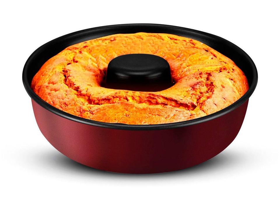 Forma de Bolo de Alumínio Redonda Antiaderente 24cm Rochedo Perfeito - 3