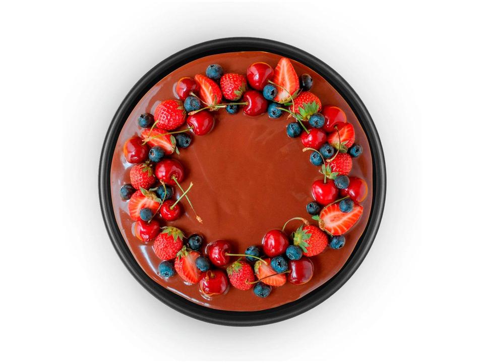 Forma de Bolo de Alumínio Redonda Antiaderente 30cm Rochedo Perfeito - 3