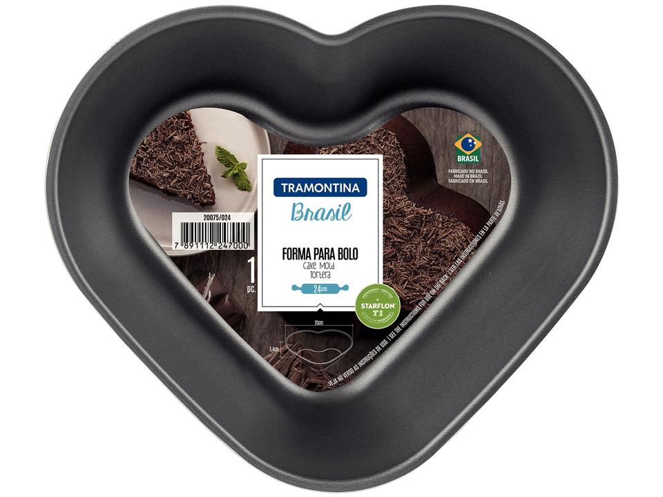 Forma para Bolo de Alumínio Antiaderente Coração - 2