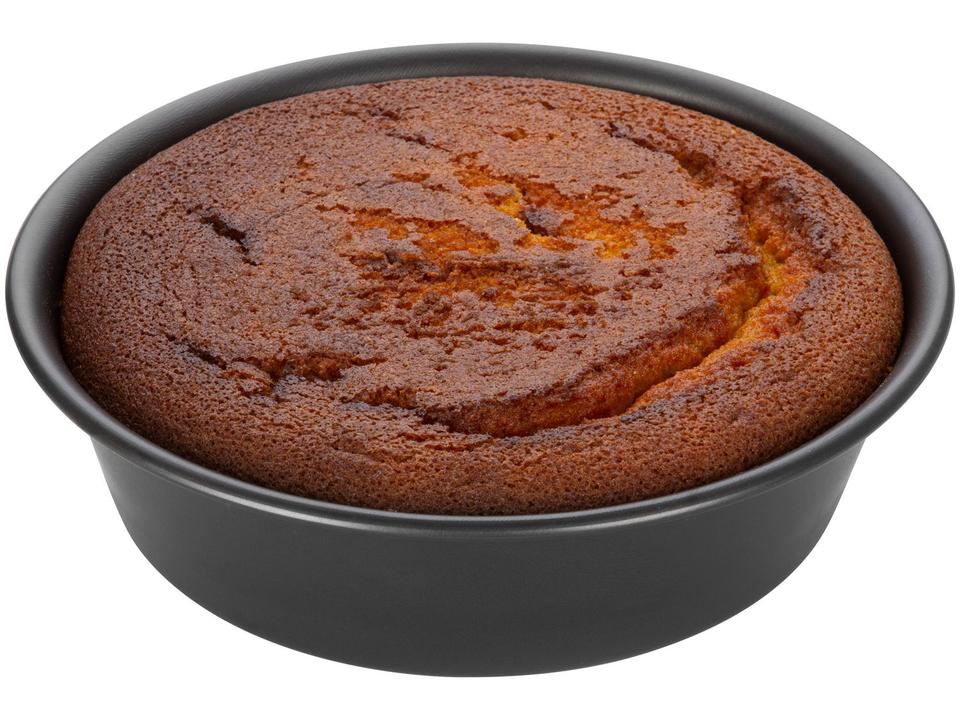 Forma para Bolo de Alumínio Antiaderente Redonda - 20cm Multiflon Forno Ballerine - 1