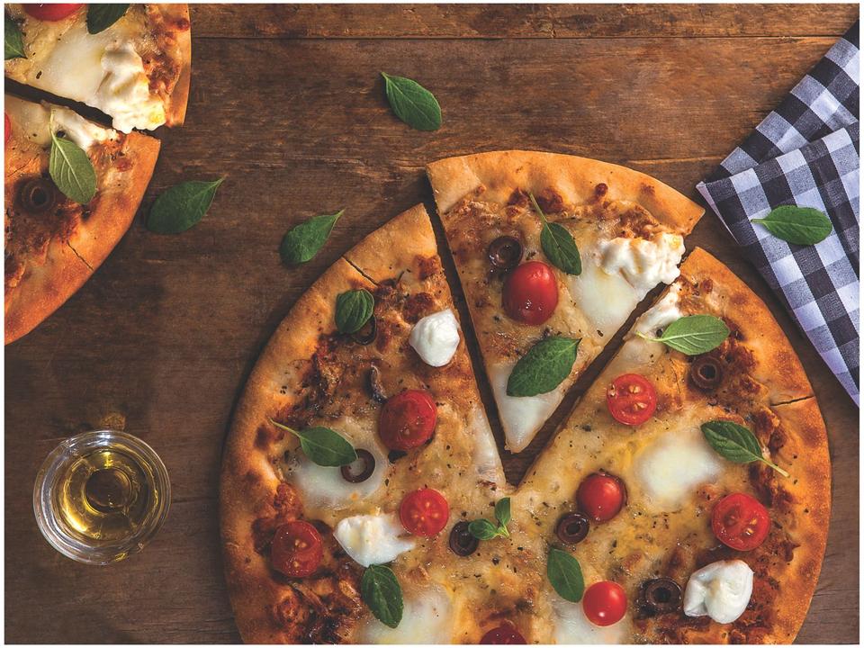 Forma para Pizza de Alumínio Antiaderente Redonda - 1