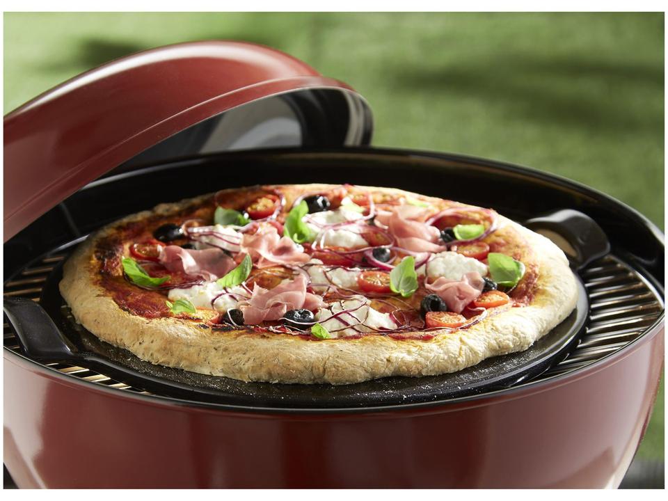 Forma para Pizza de Cerâmica Redonda - com Alças 37cm Emile Henry Técnica - 2